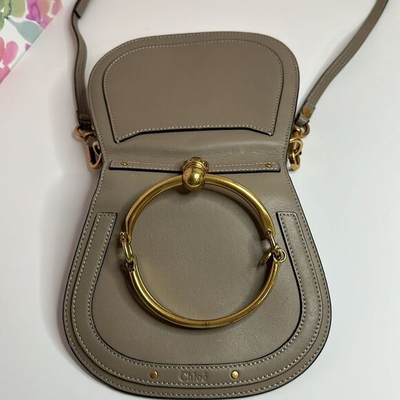 💯Authentic Chloe Nile Grey Small Crossbody Bag🍀 - Picture 14 of 17
